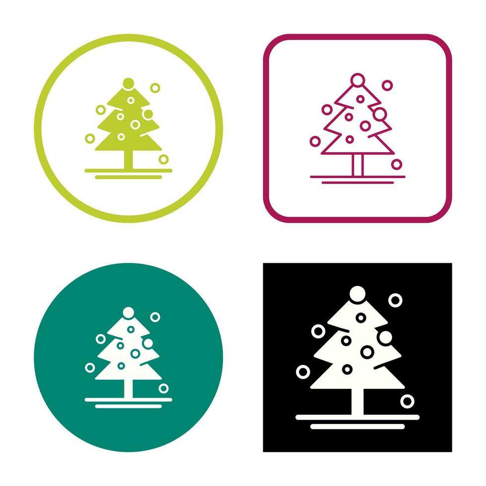 kerstboom vector pictogram