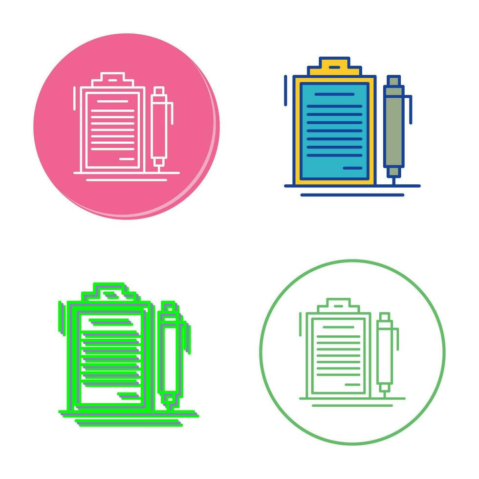 contract vector pictogram