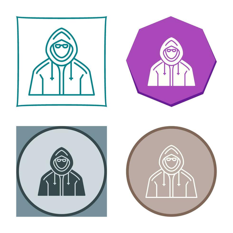 hacker vector pictogram