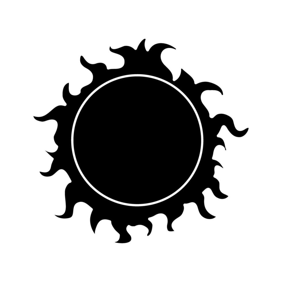 zon icoon vector. zomer illustratie teken. weer symbool of logo. vector