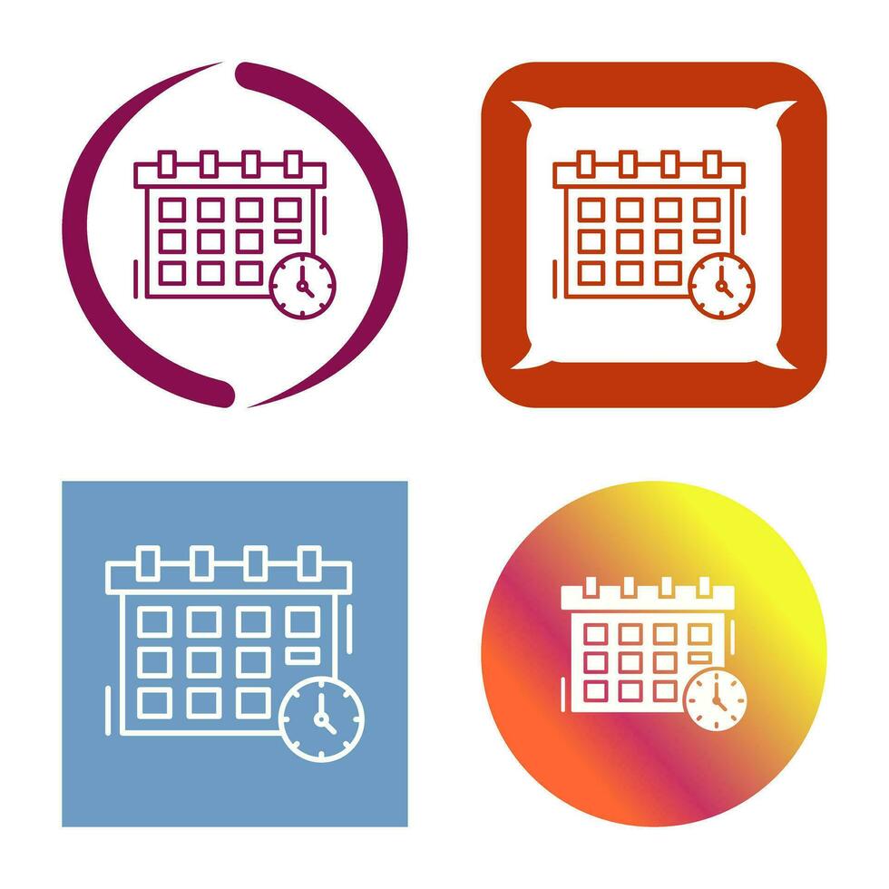 deadline vector pictogram