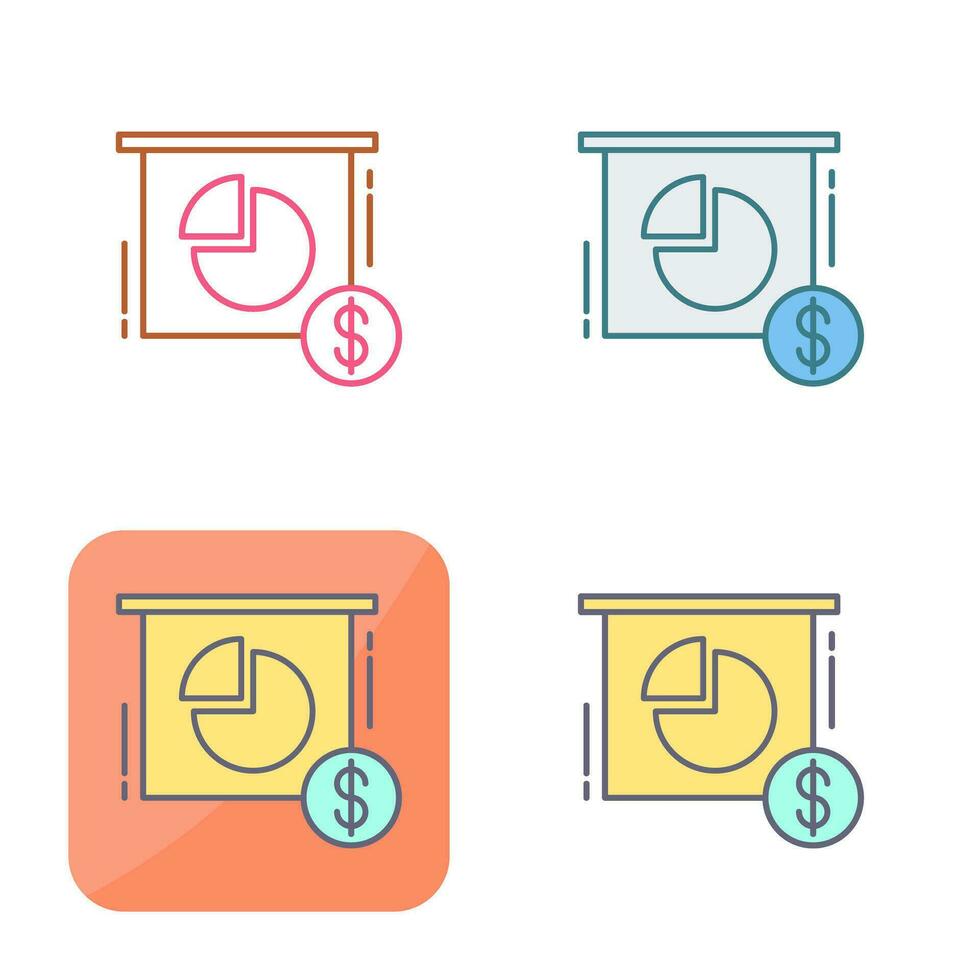 cirkeldiagram vector pictogram