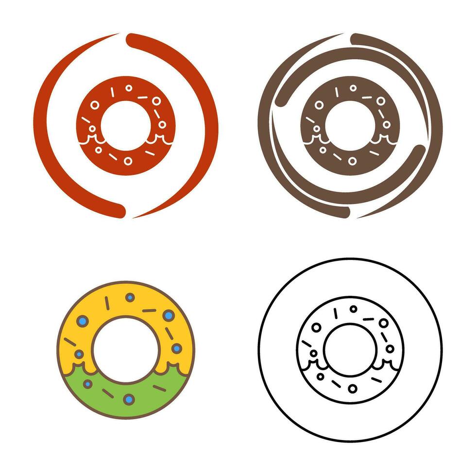 donut vector icoon