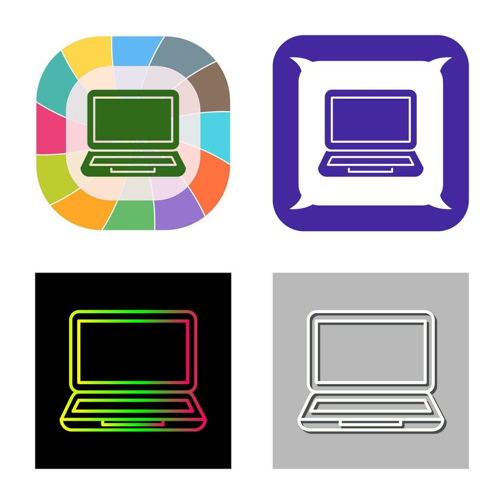 laptop vector pictogram