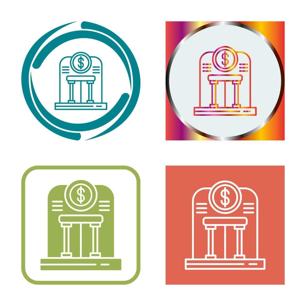 bank vector pictogram