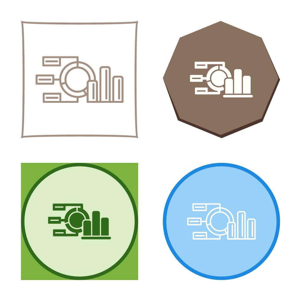 cirkeldiagram vector pictogram