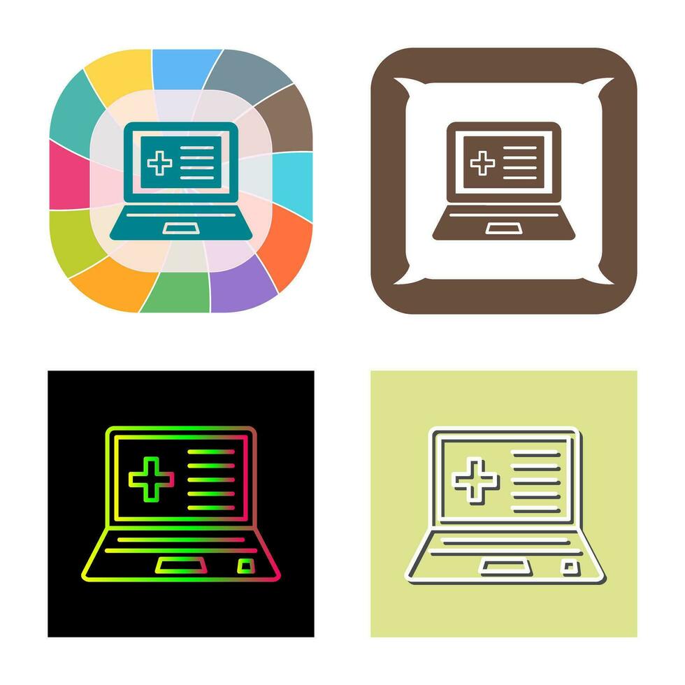 laptop vector pictogram