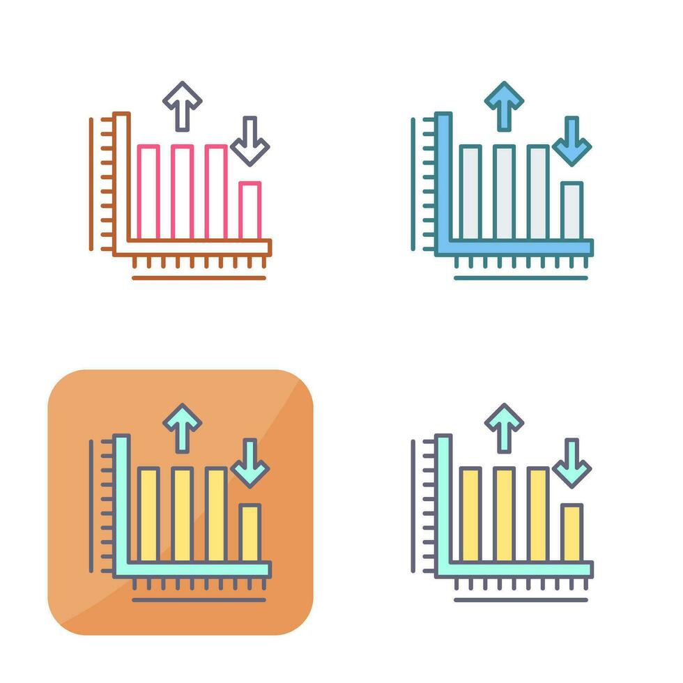 bar diagram vector icoon