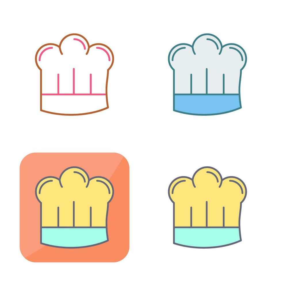 chef hoed vector icon