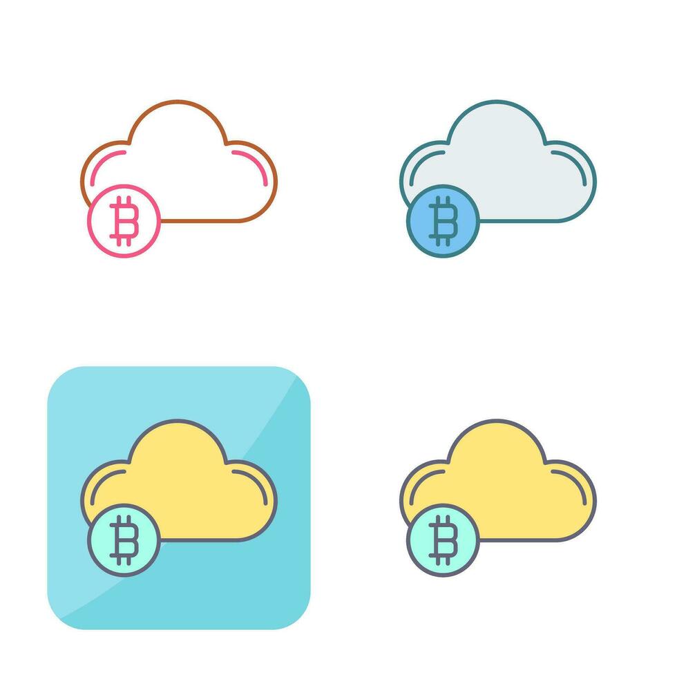 wolk vector pictogram