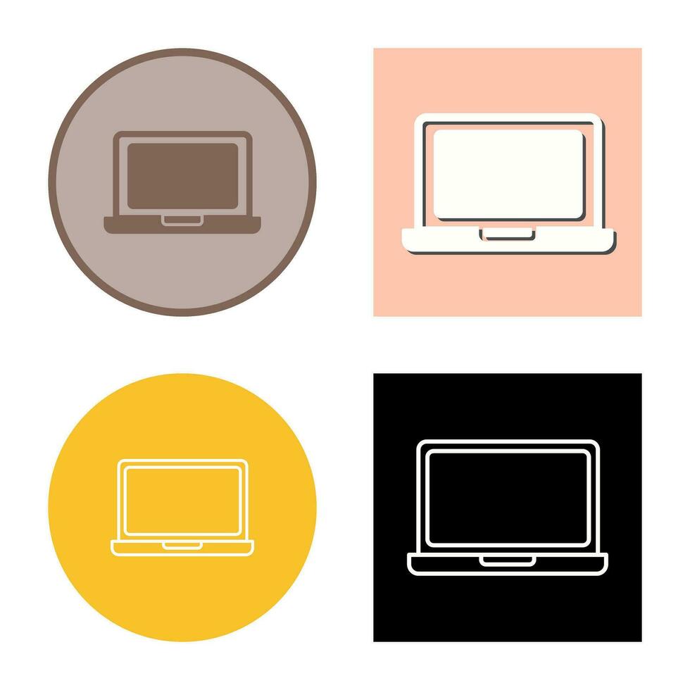 laptop vector pictogram