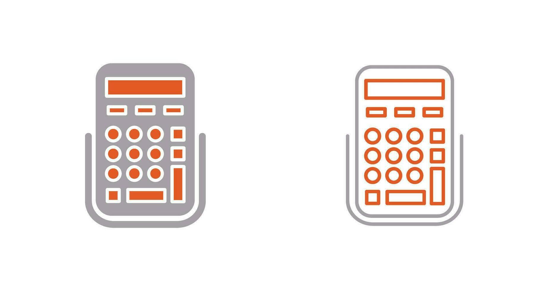 rekenmachine vector pictogram