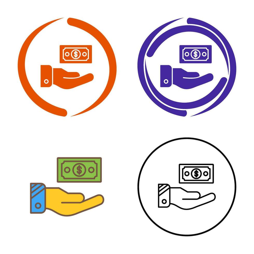 geld vector pictogram