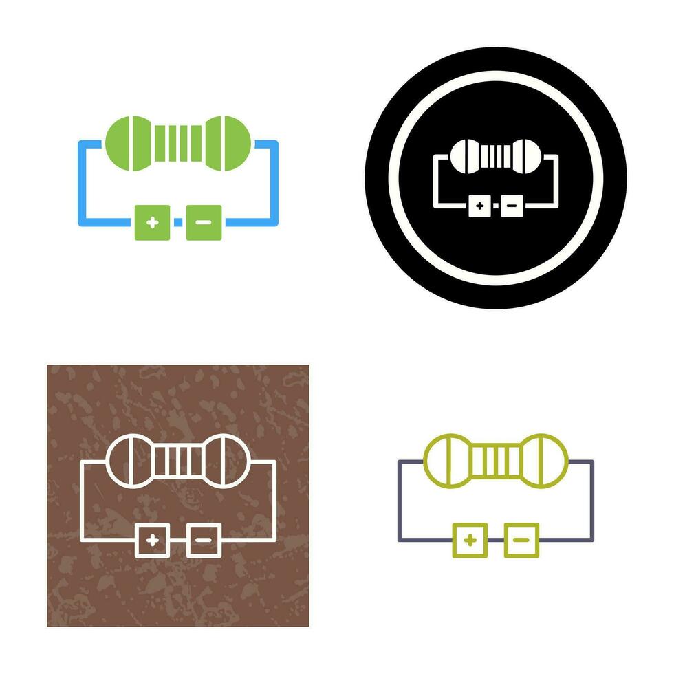 weerstand vector pictogram