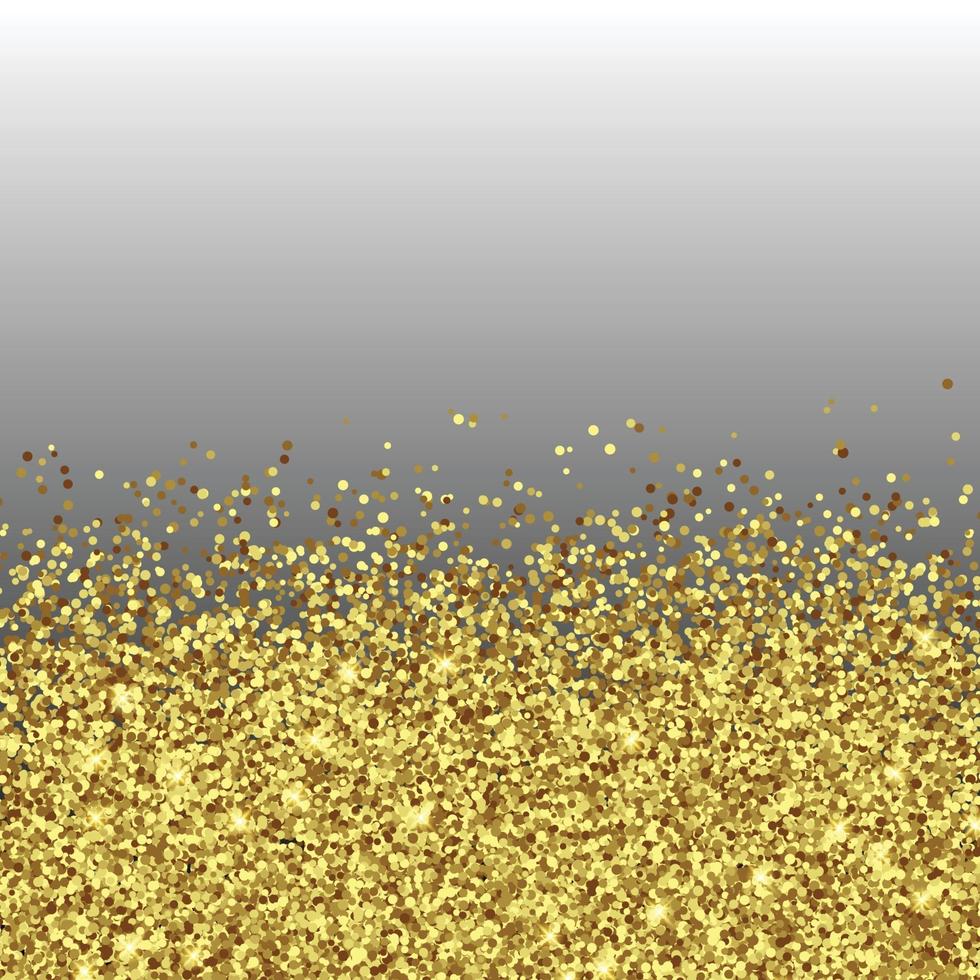 goudfolie glitter textuur geïsoleerde sjabloon voor uw ontwerp vector