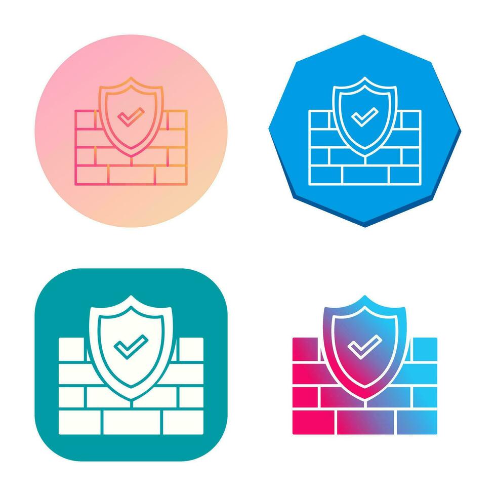 firewall vector pictogram