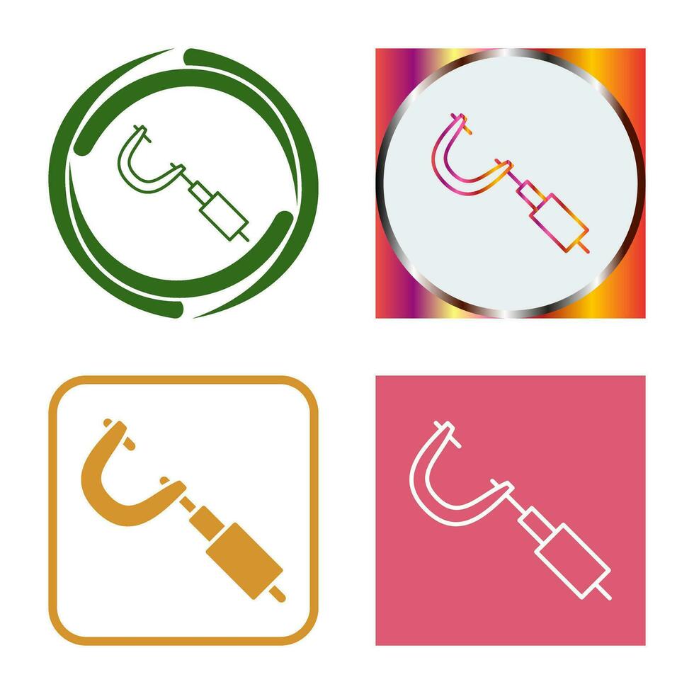 micrometer vector icoon