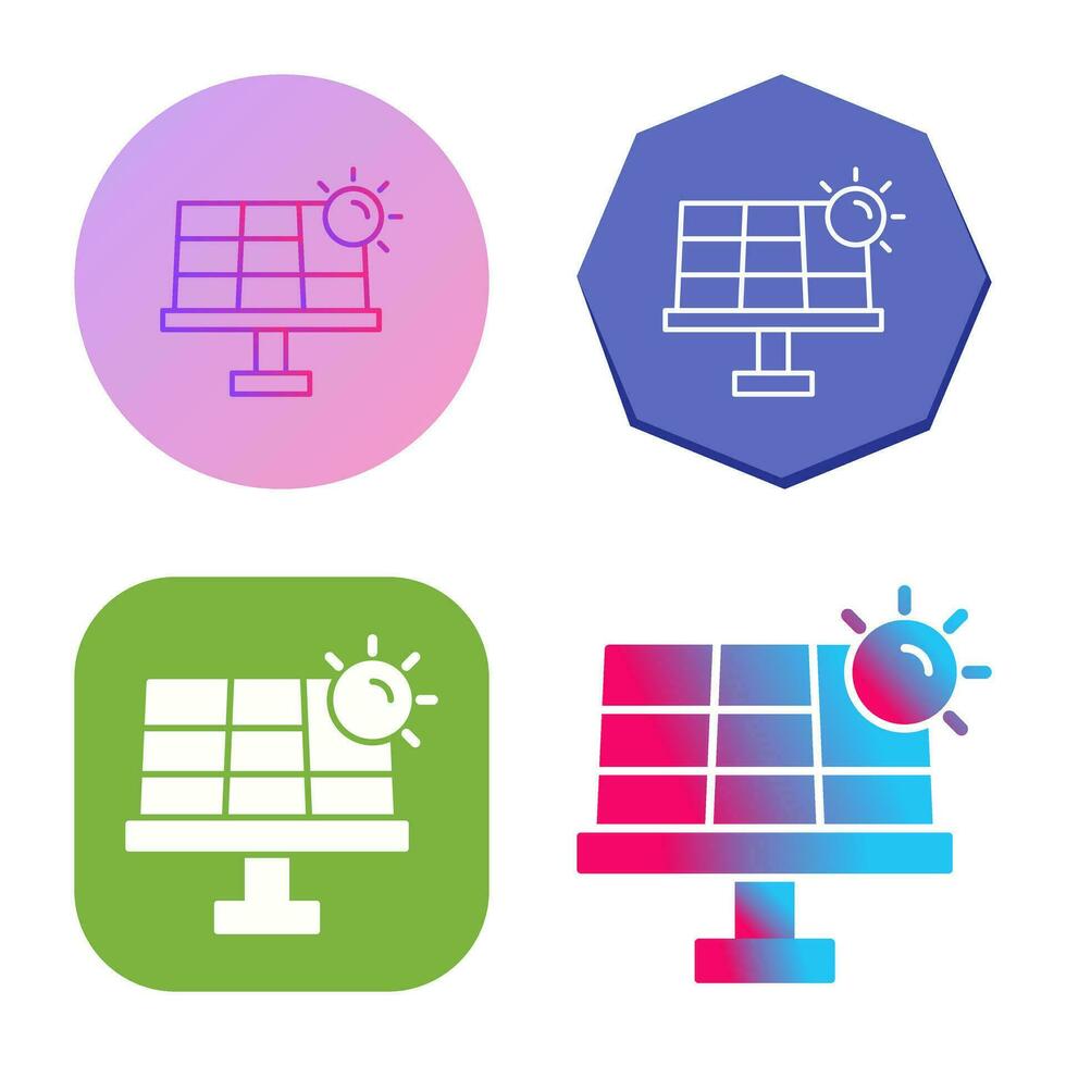 zonne-energie vector pictogram