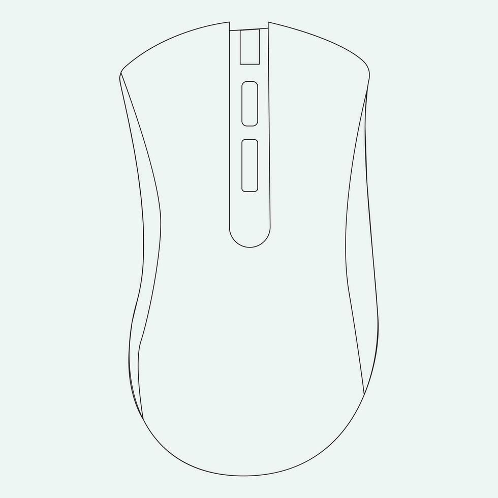 gaming muis vector illustratie icoon symbool