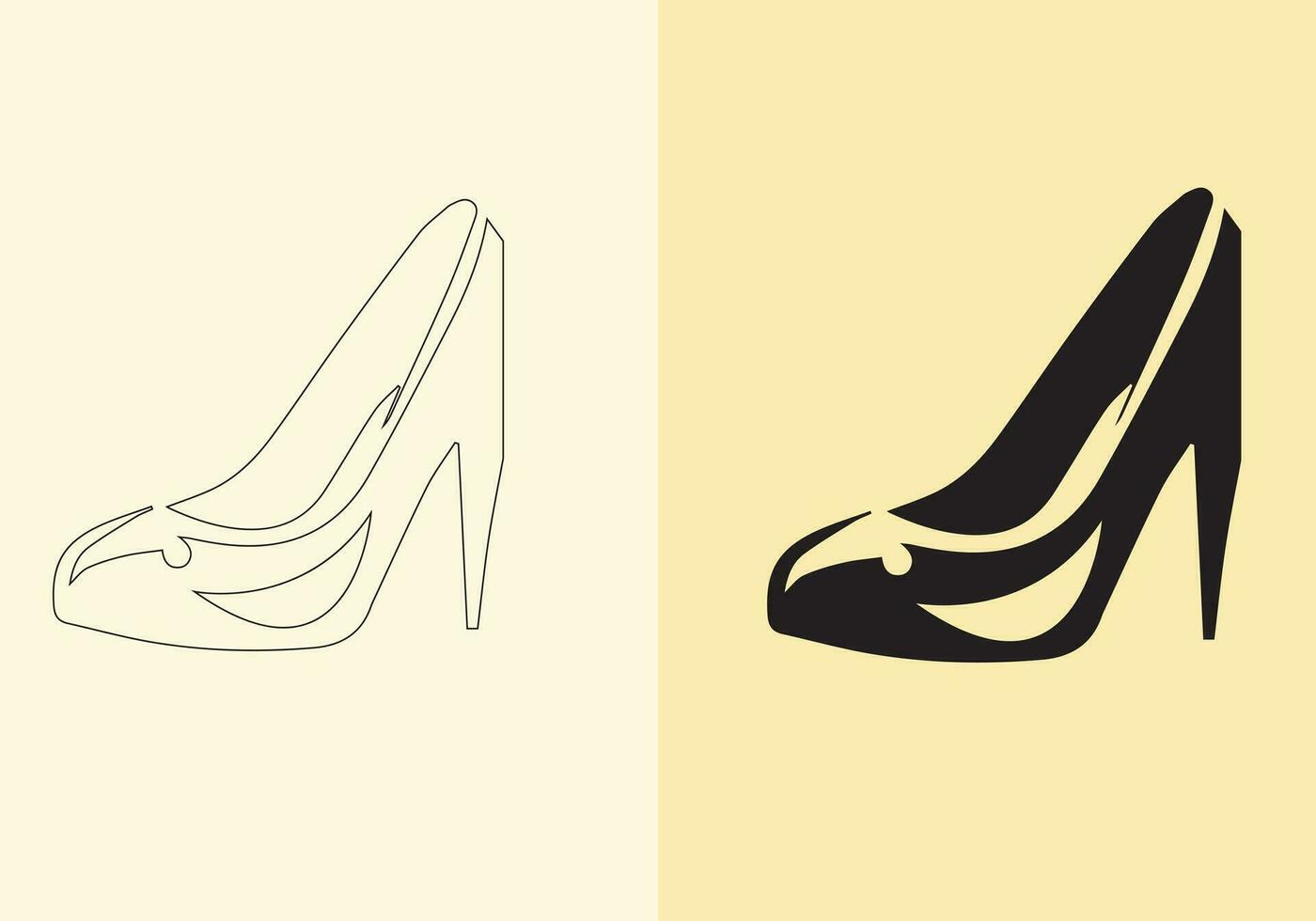 vader onderscheiden paar- van kleurrijk vrouwen schoenen. vrouwen stiletto hoge hakken schoen verzameling. elegant schoenen voor meisjes. vector