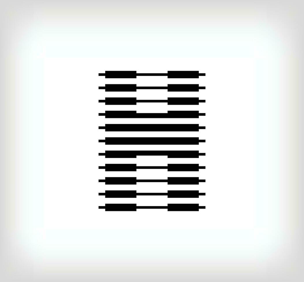 brief h logo icoon ontwerp, vector illustratie. h brief gevormd door een combinatie van lijnen. creatief vlak ontwerp stijl.