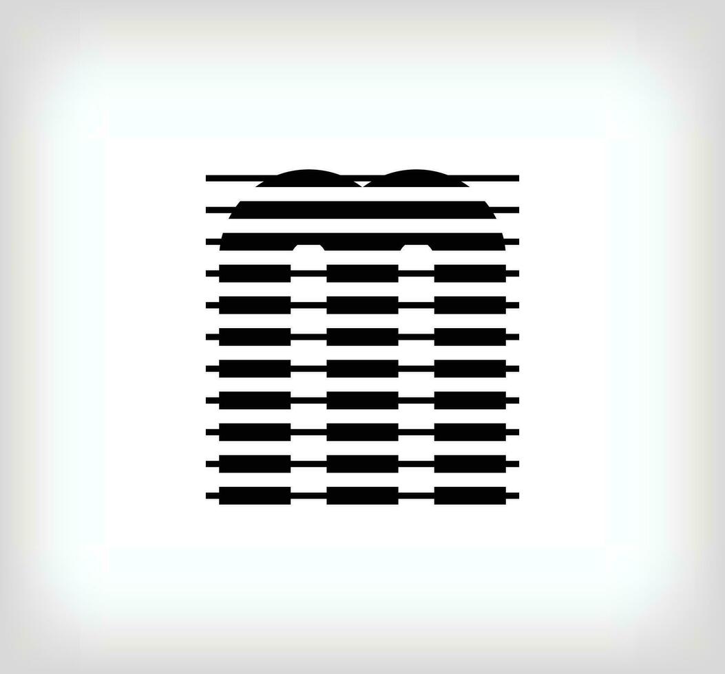 brief m logo icoon ontwerp, vector illustratie. m brief gevormd door een combinatie van lijnen. creatief vlak ontwerp stijl.