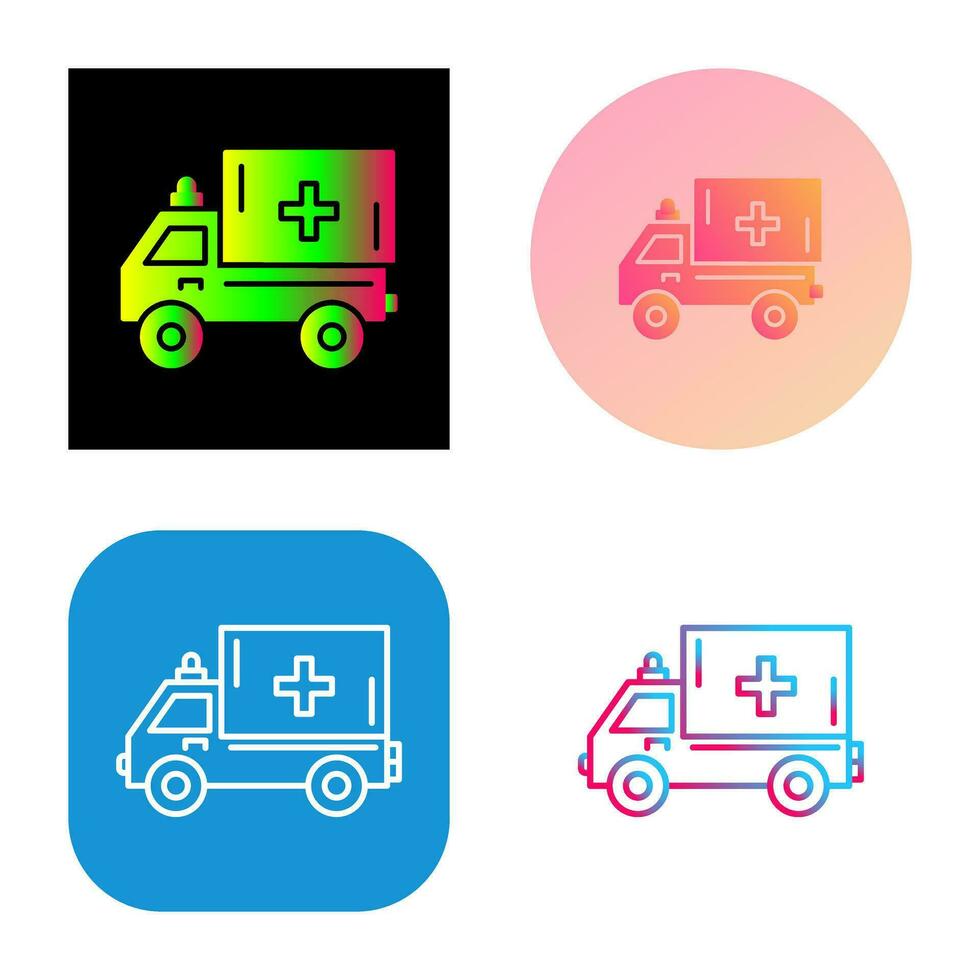 ambulance vector pictogram