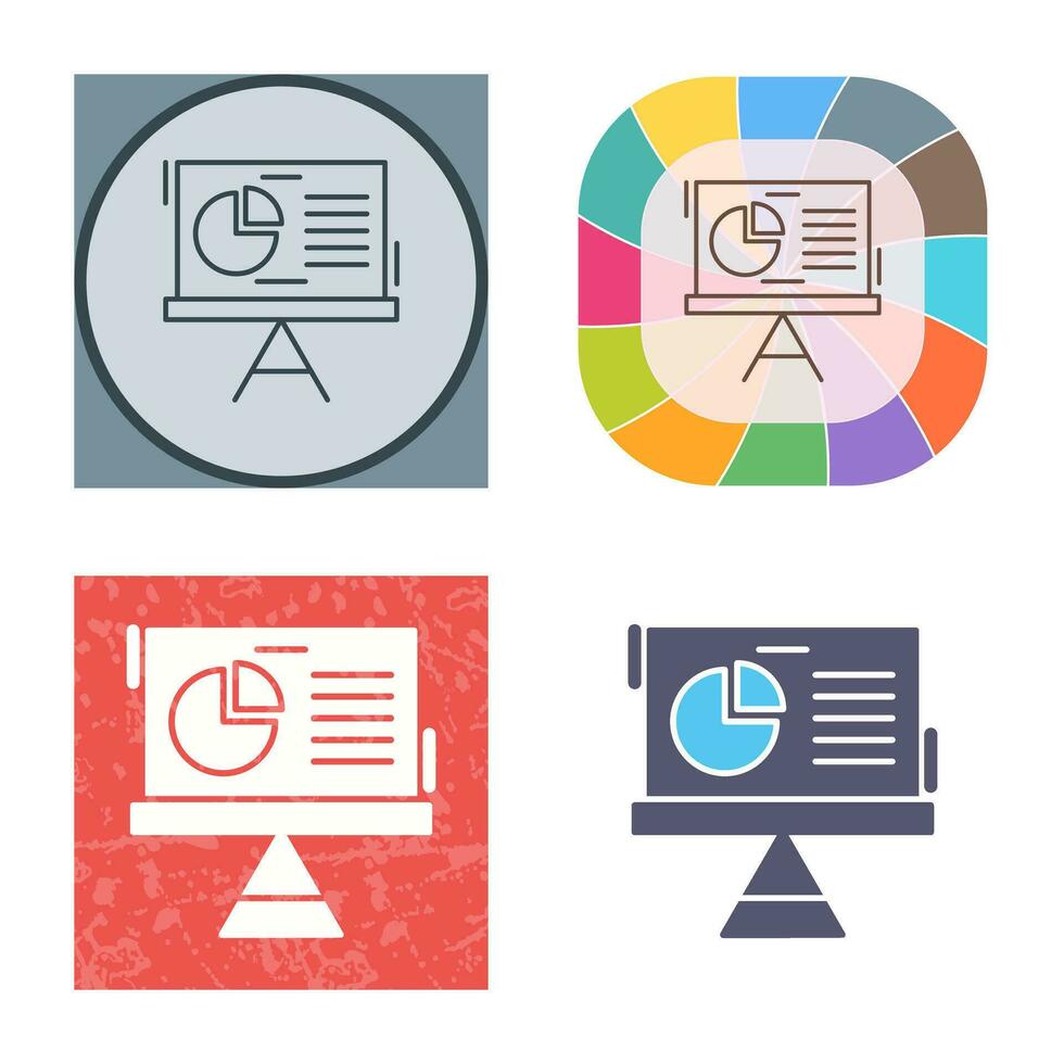 cirkeldiagram vector pictogram