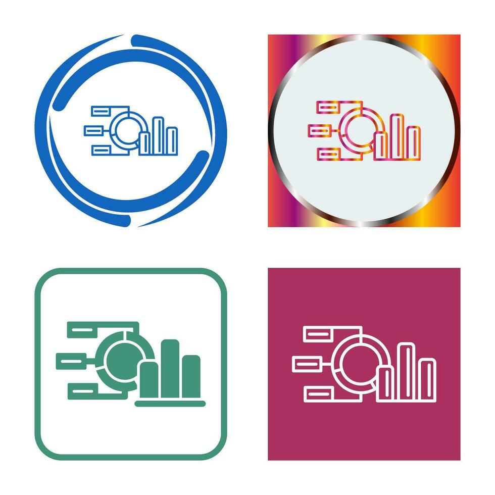 cirkeldiagram vector pictogram