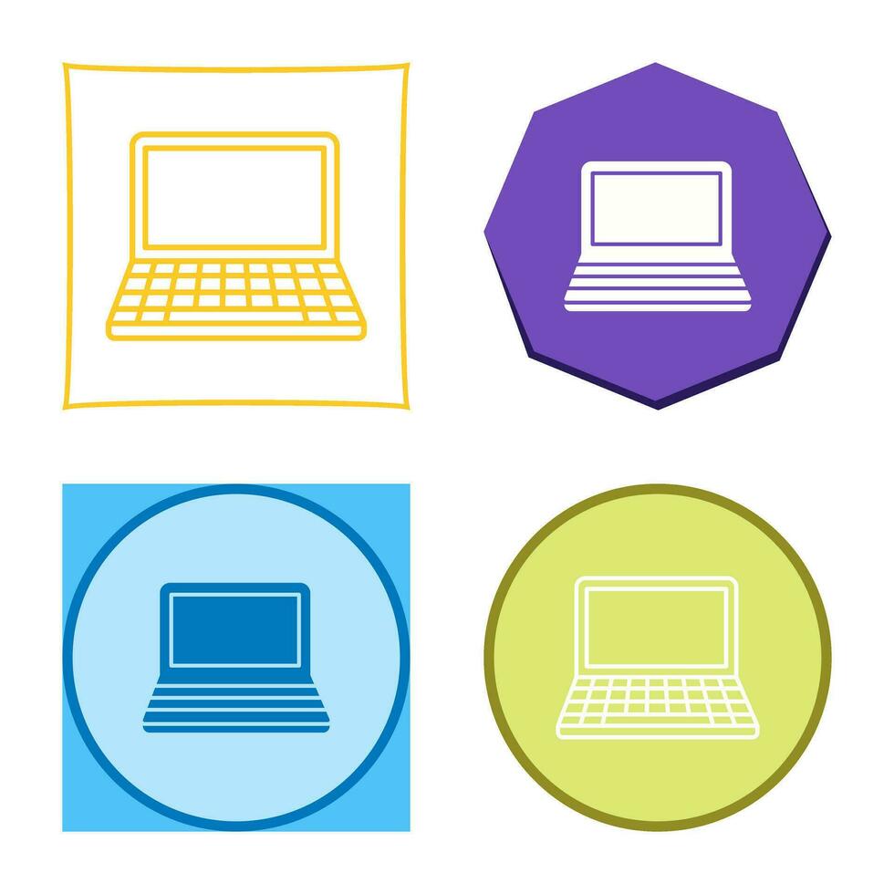 laptop vector pictogram