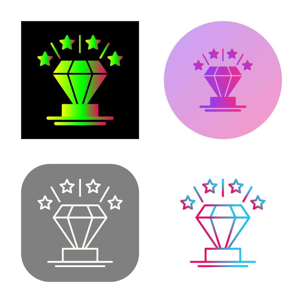 diamant vector pictogram