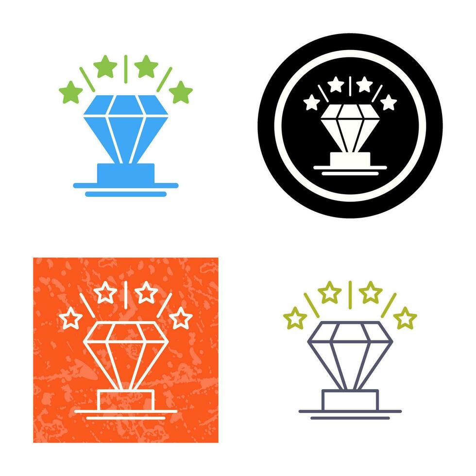 diamant vector pictogram