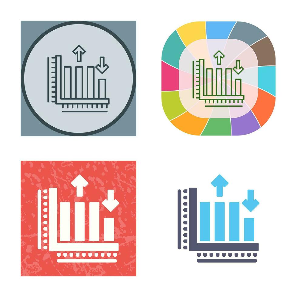 bar diagram vector icoon