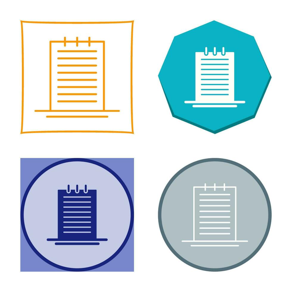 notities vector pictogram