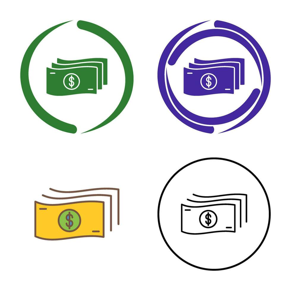 geld vector pictogram