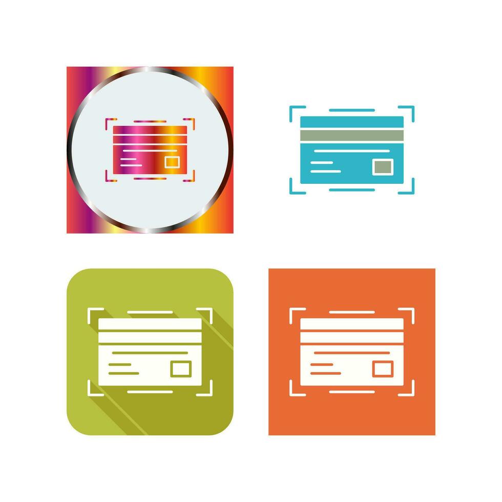 creditcard vector pictogram