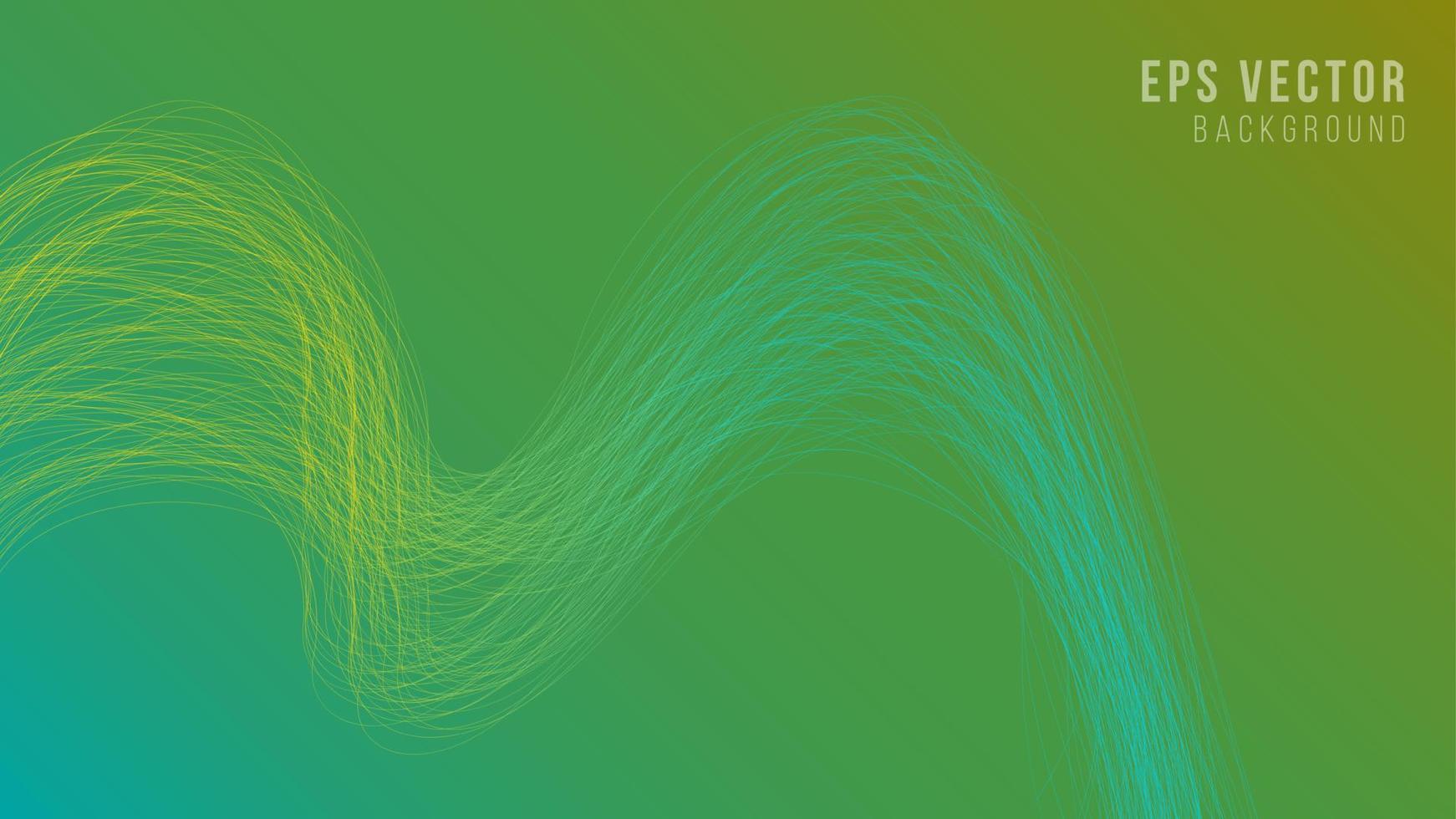 groene gradiëntlijnen abstracte achtergrond met uit lijntekeningen vector