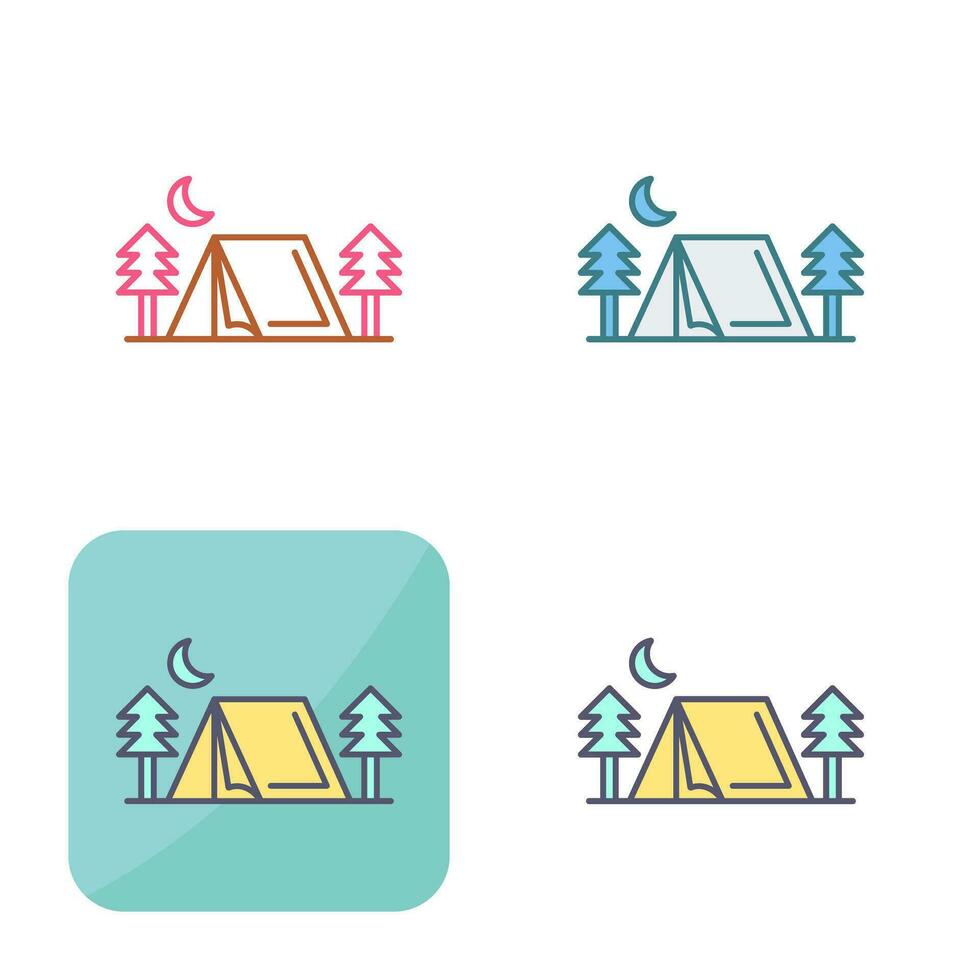 tent vector pictogram