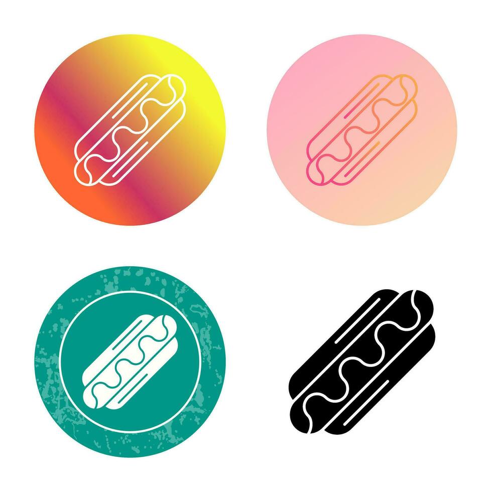 hotdog vector pictogram