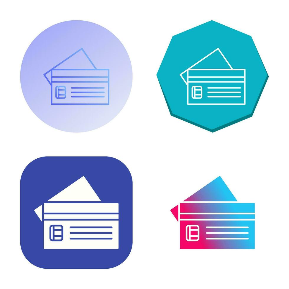 creditcard vector pictogram