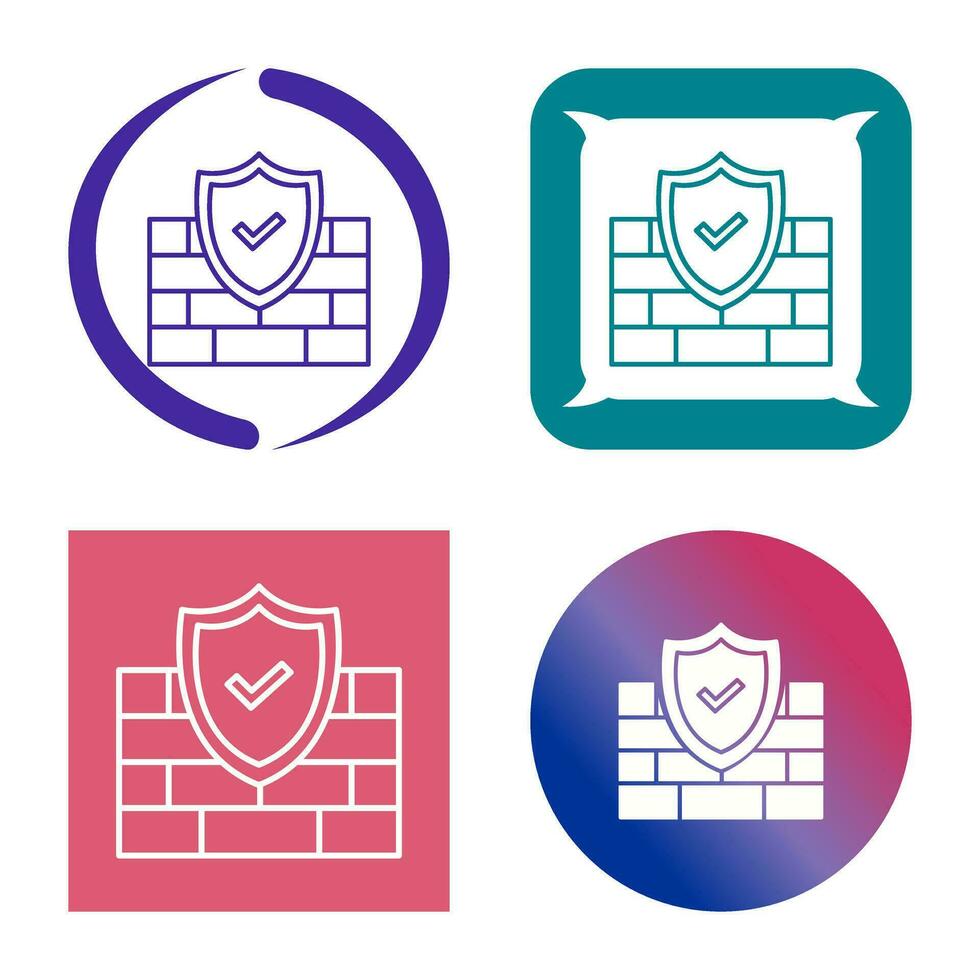 firewall vector pictogram