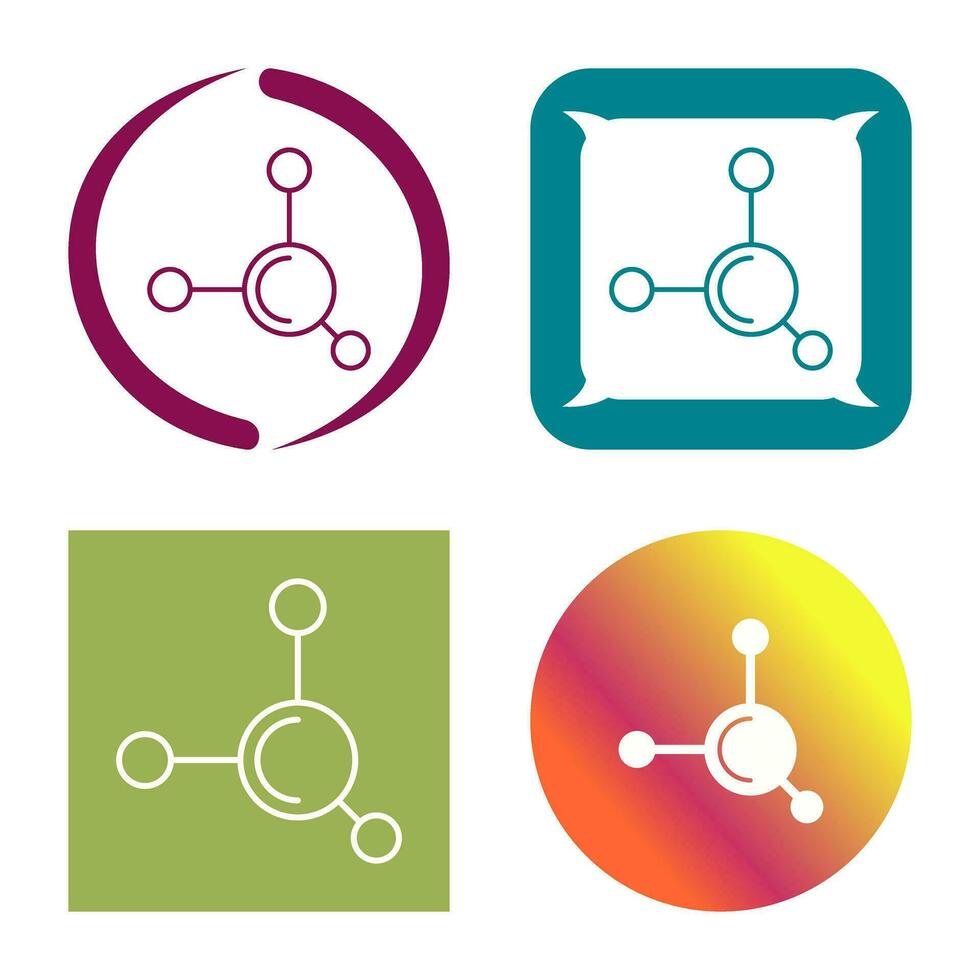 molecuul vector pictogram