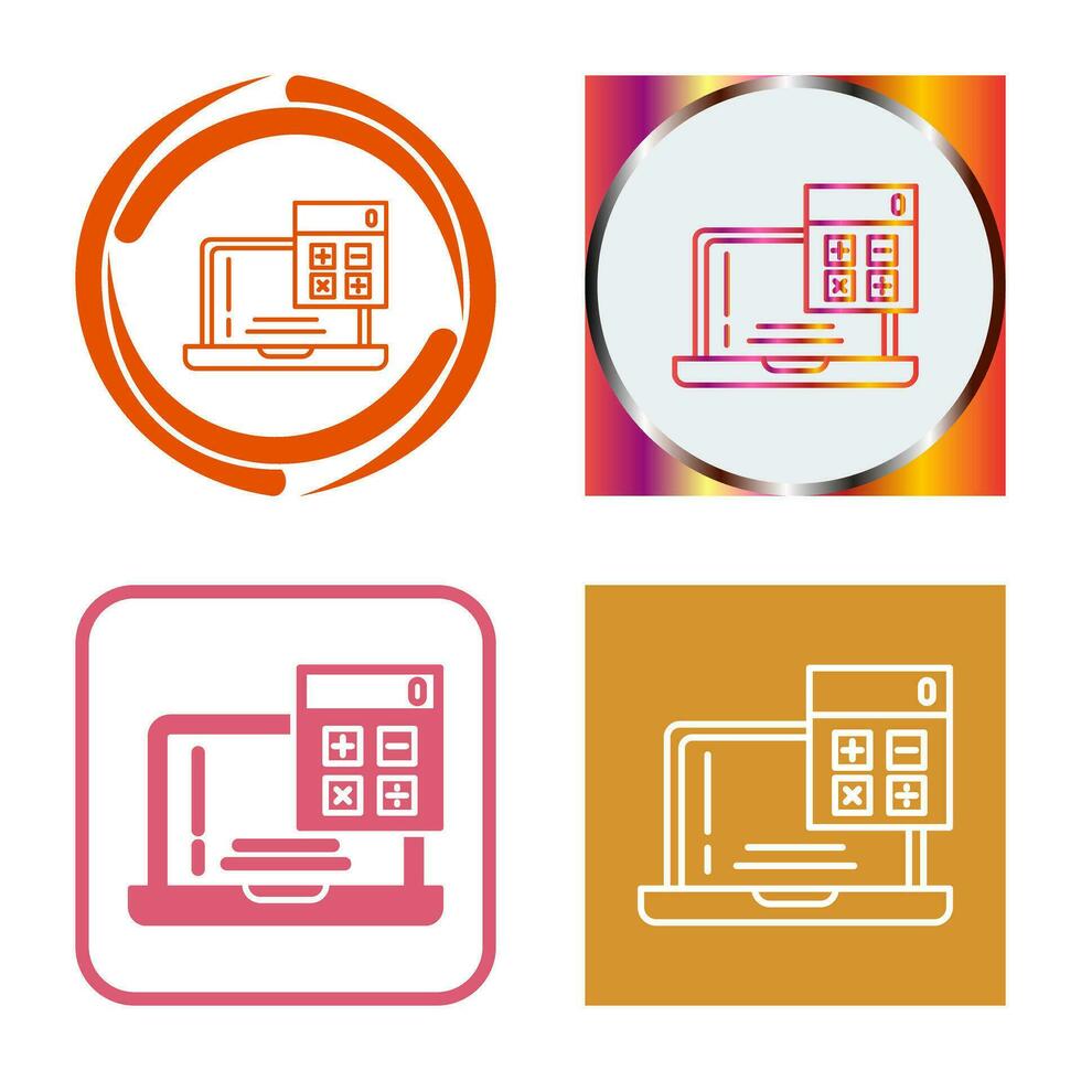 rekenmachine vector pictogram