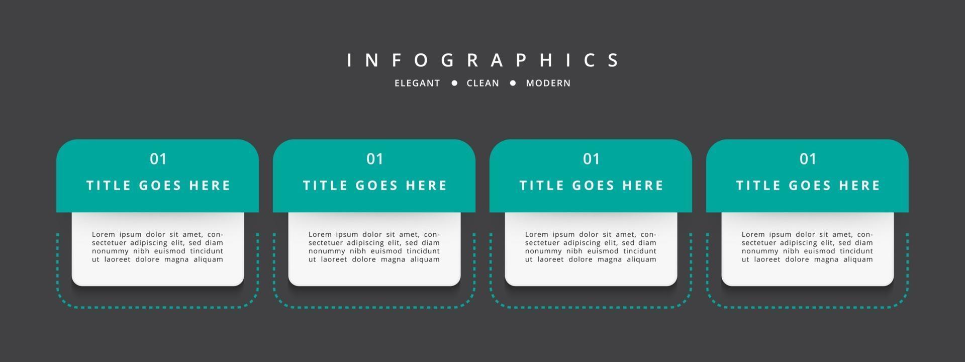 infographic met verloop en effect met 4, 5, 6 opties of stappen vector