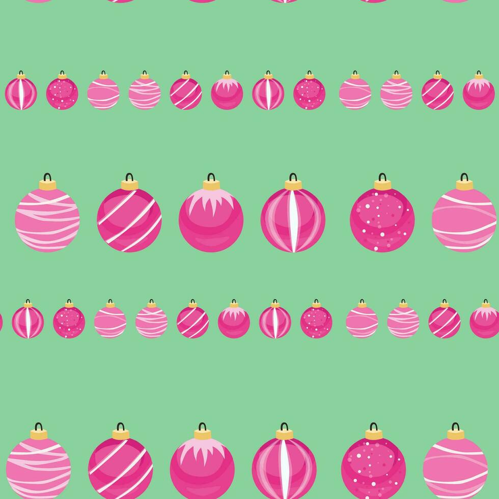 patroon nieuw jaar, kerstmis, Kerstmis boom speelgoed, decoraties voor de Kerstmis boom, Kerstmis ballen. kan worden gebruikt voor affiches, ansichtkaarten, en andere decoraties vector