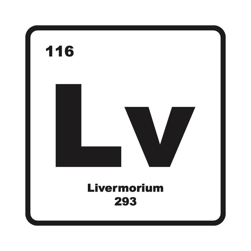 unhexium chemie icoon vector