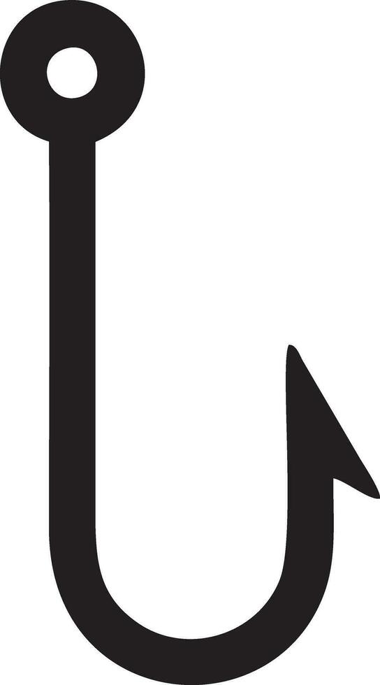 vis haak logo ontwerp vectore simpel modern vector