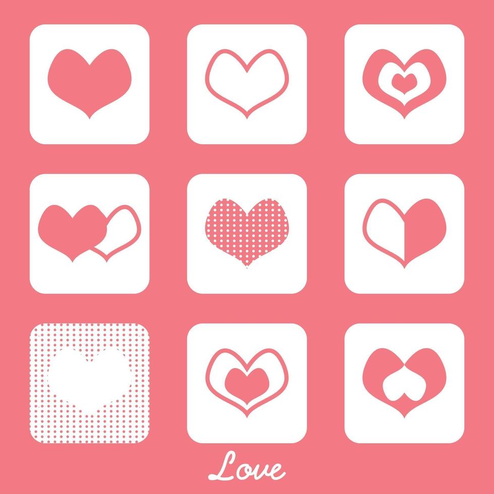 liefde hart symbolen vector