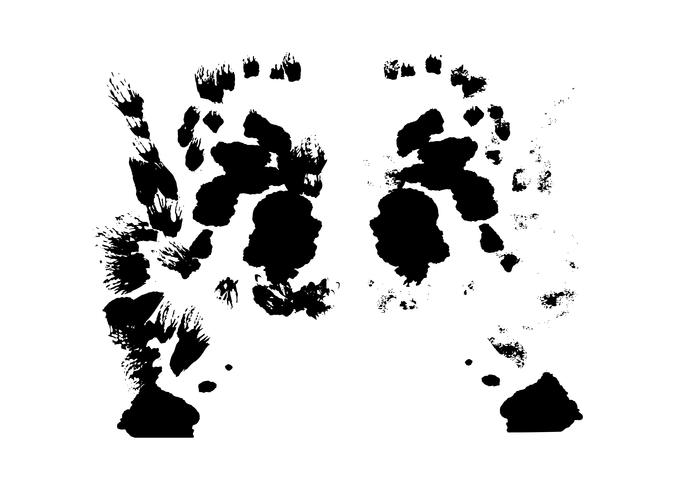 Rorschach inkblot-test vector