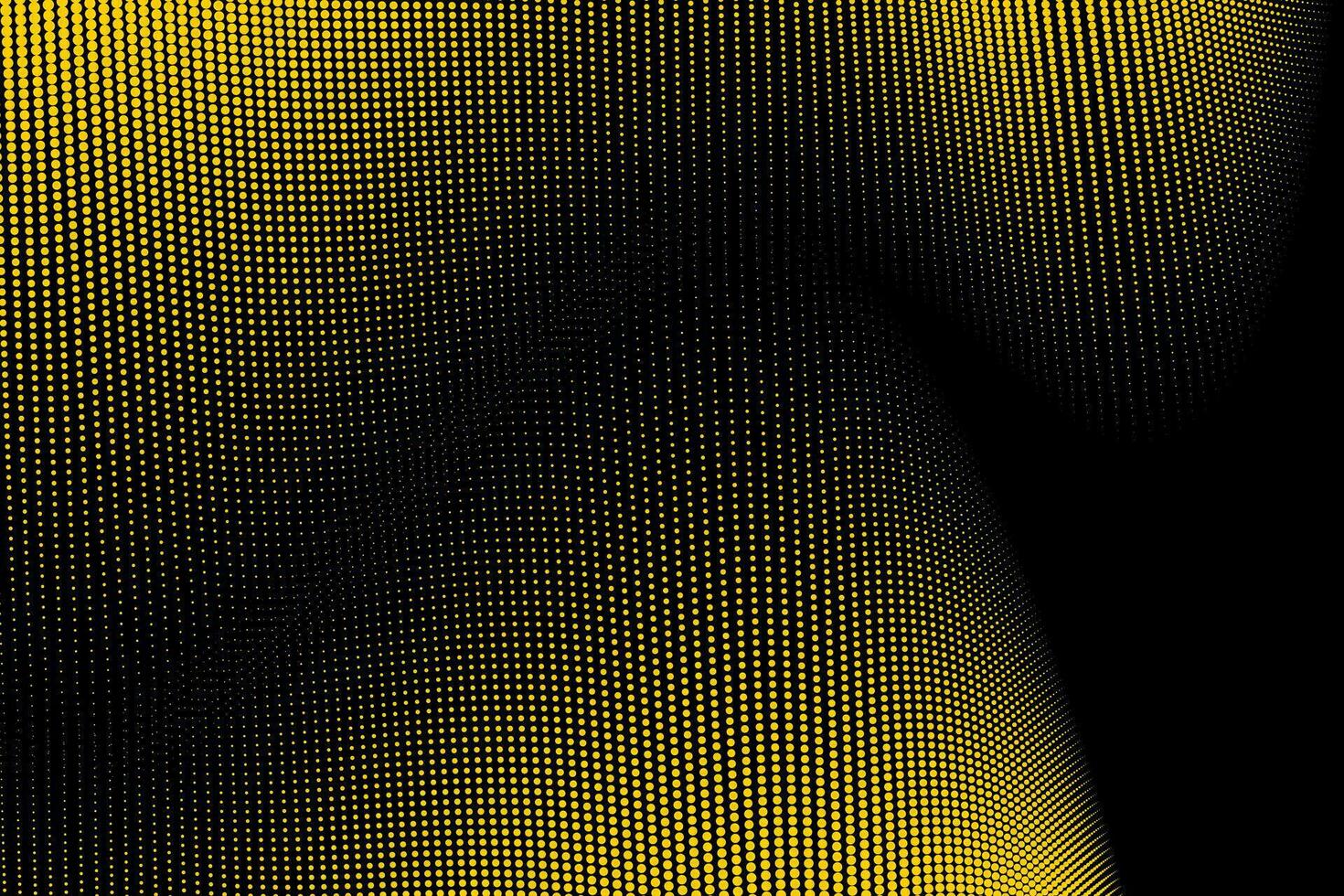 grunge halftone textuur, knal kunst ontwerp, zwart en geel kleur, abstract achtergrond. vector illustratie